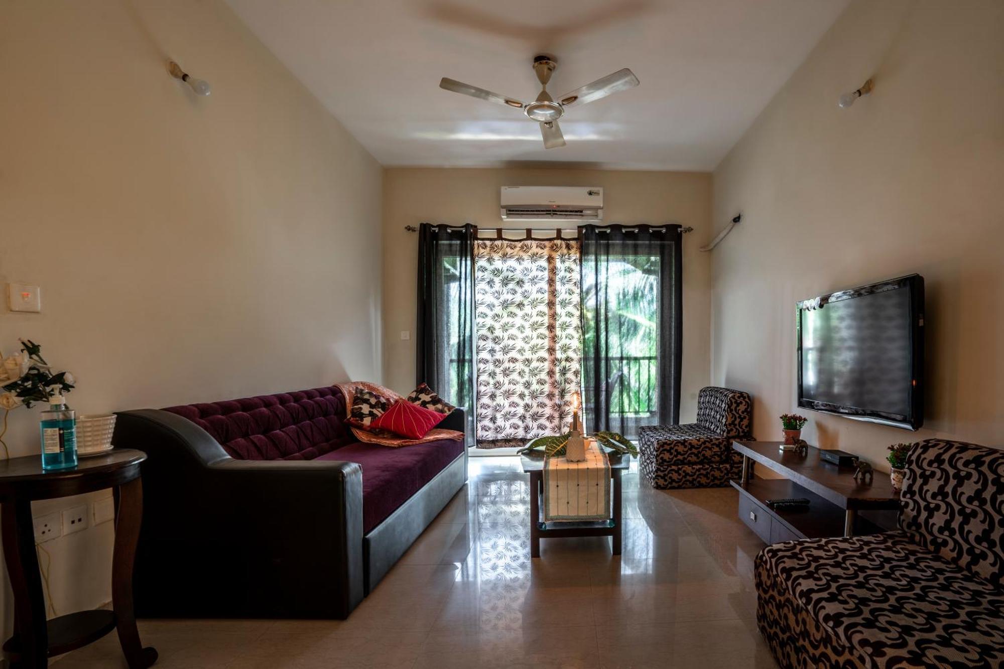 Goa Chillout Apartment - 1Bhk, Baga Ngoại thất bức ảnh